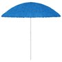 VIDAXL Parasol de plage Hawaii Bleu 300 cm