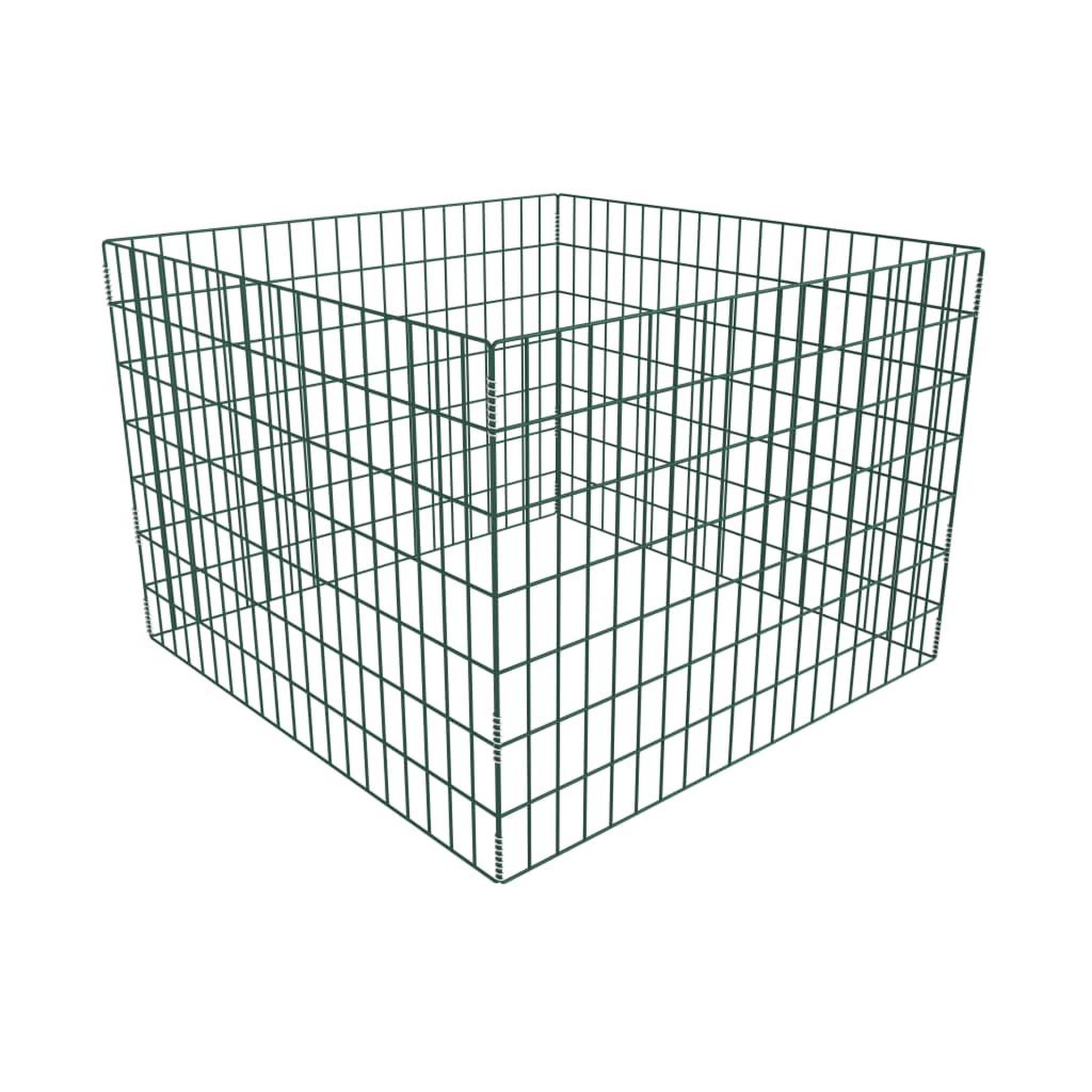 VIDAXL Bac a compost carre en maille de jardin 100 x 100 x 70 cm