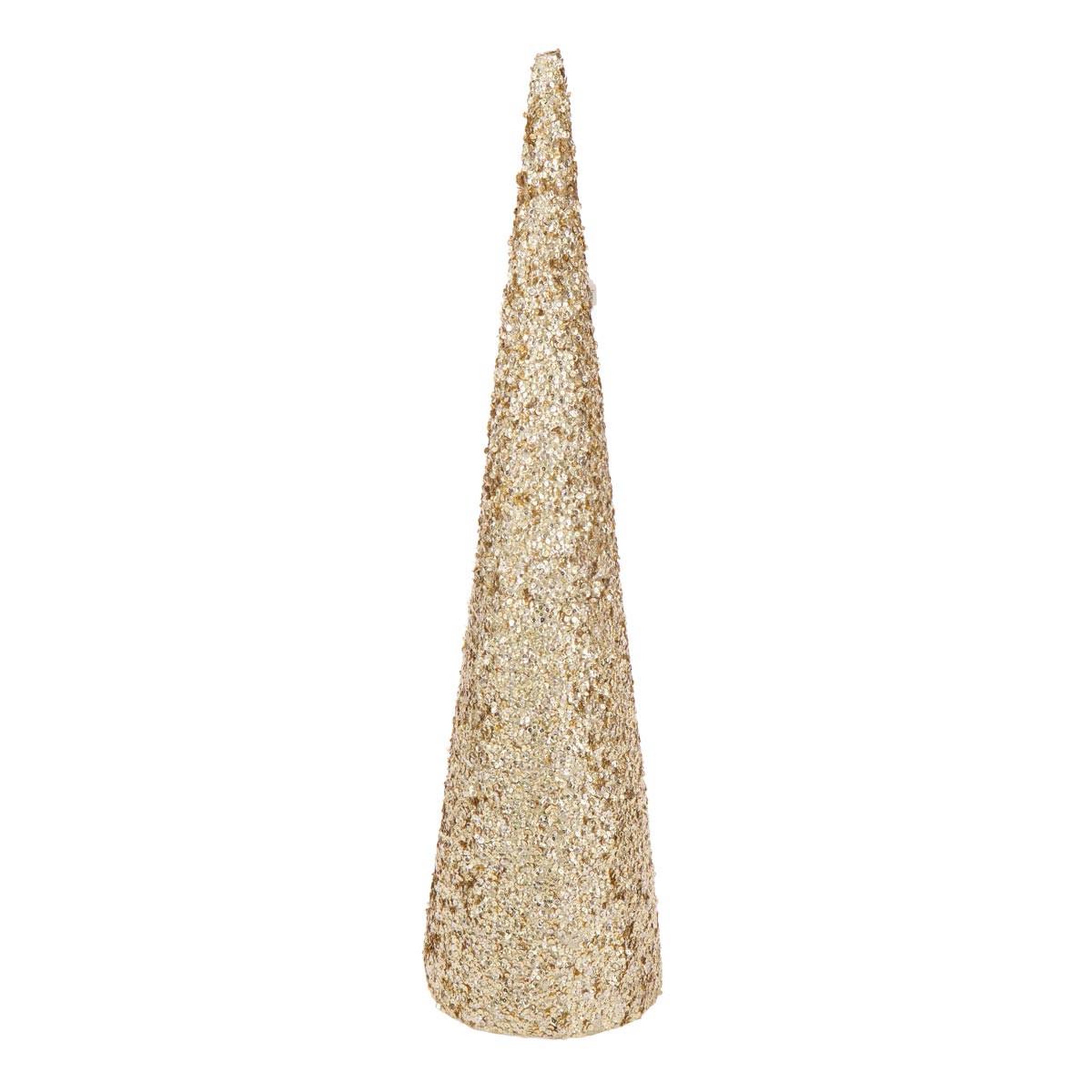 J-LINE Cône déco  sequins  120cm doré