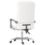 Voir la diapositive 5 : VIDAXL Fauteuil de massage inclinable de bureau Blanc Similicuir