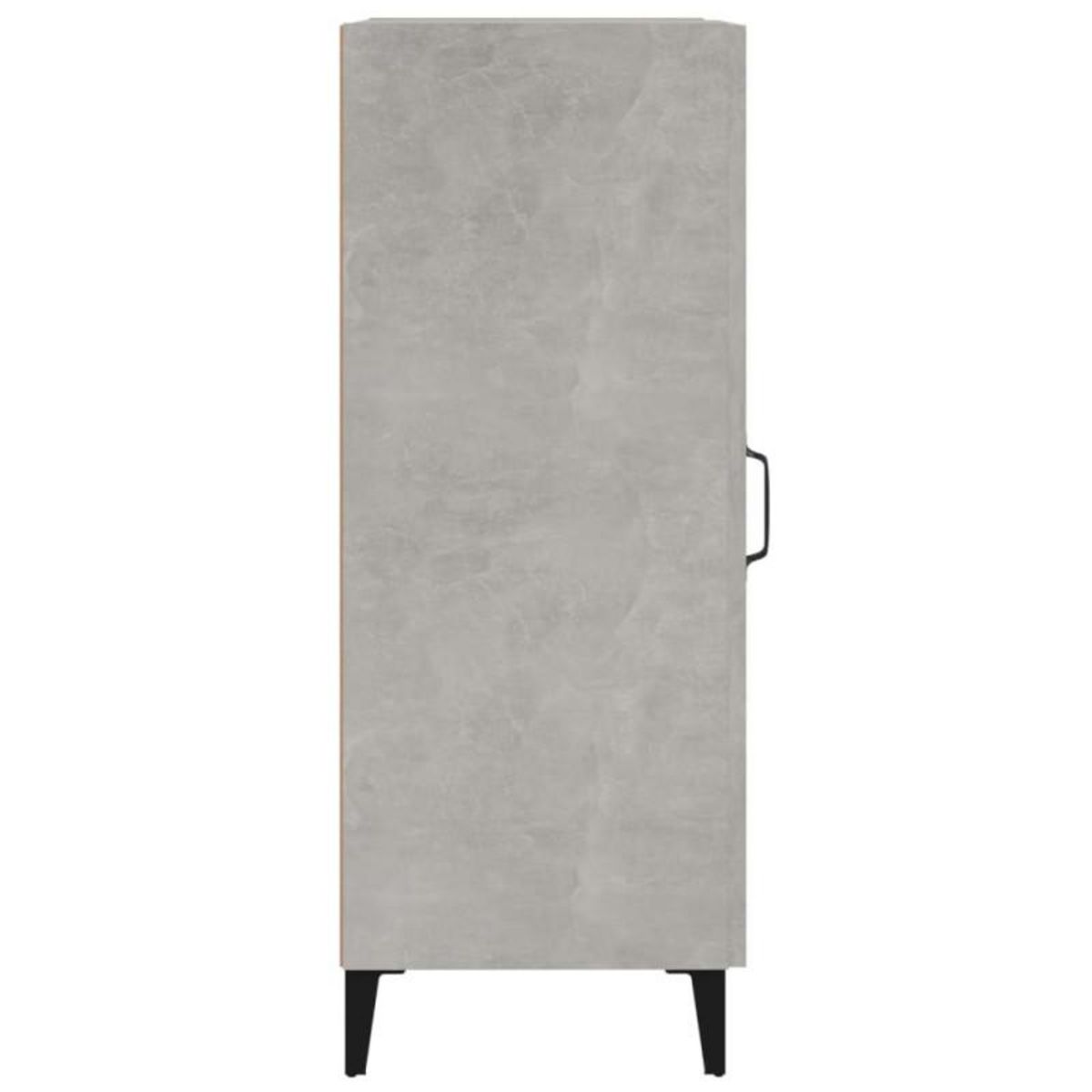 VIDAXL Buffet Gris béton 34,5x34x90 cm Bois d ingénierie