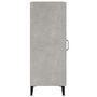 Voir la diapositive 6 : VIDAXL Buffet Gris béton 34,5x34x90 cm Bois d ingénierie