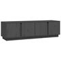 Voir la diapositive 2 : VIDAXL Meuble TV Gris 140x40x40 cm Bois de pin massif