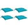 Voir la diapositive 3 : VIDAXL Coussins de chaise lot de 4 turquoise 50x50x7 cm tissu oxford