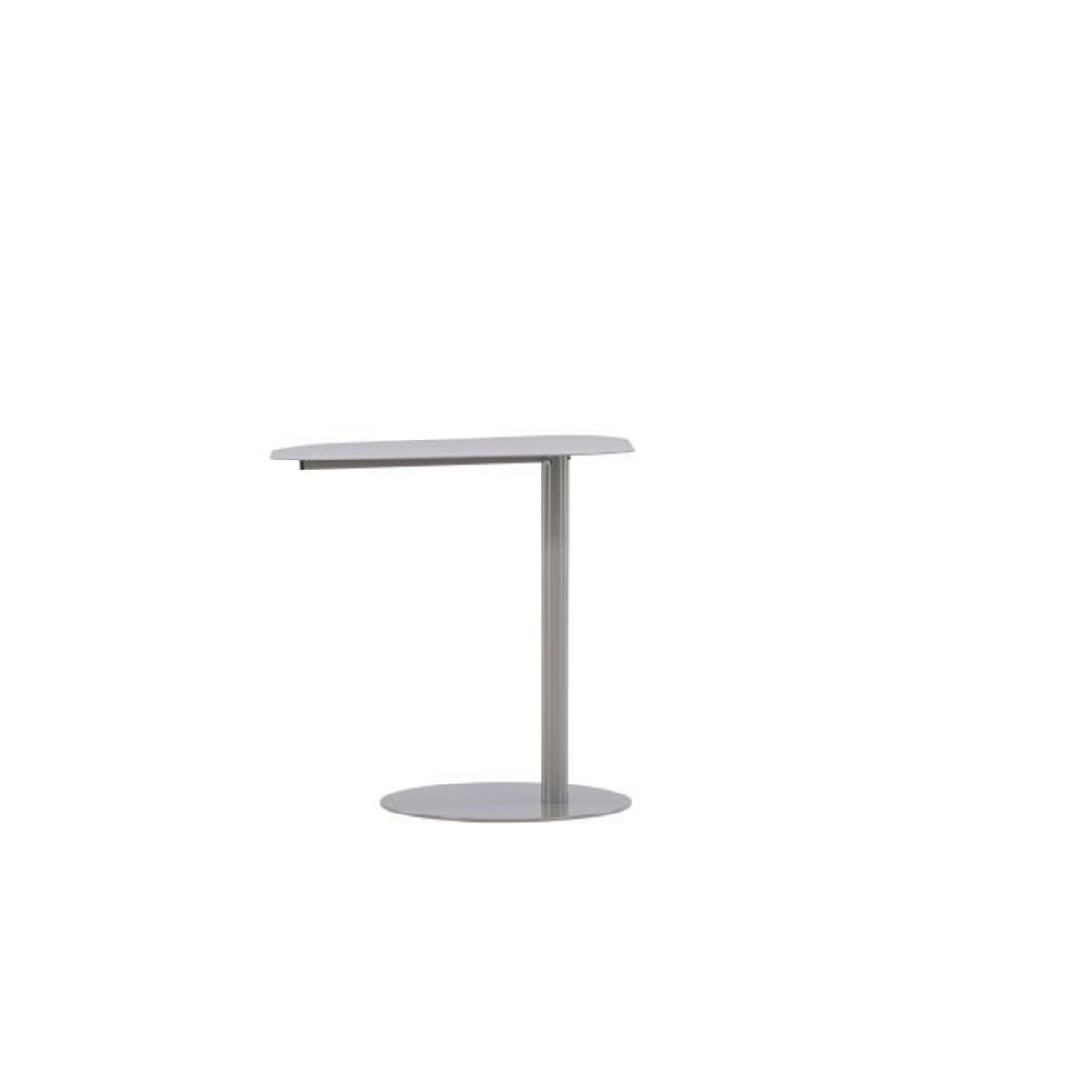 Paris Prix Table d'Appoint Design  San Jose  50cm Gris Clair