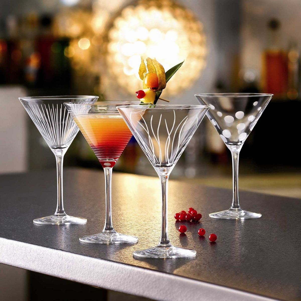 LUMINARC Lot de 4 verres à cocktail LOUNGE CLUB