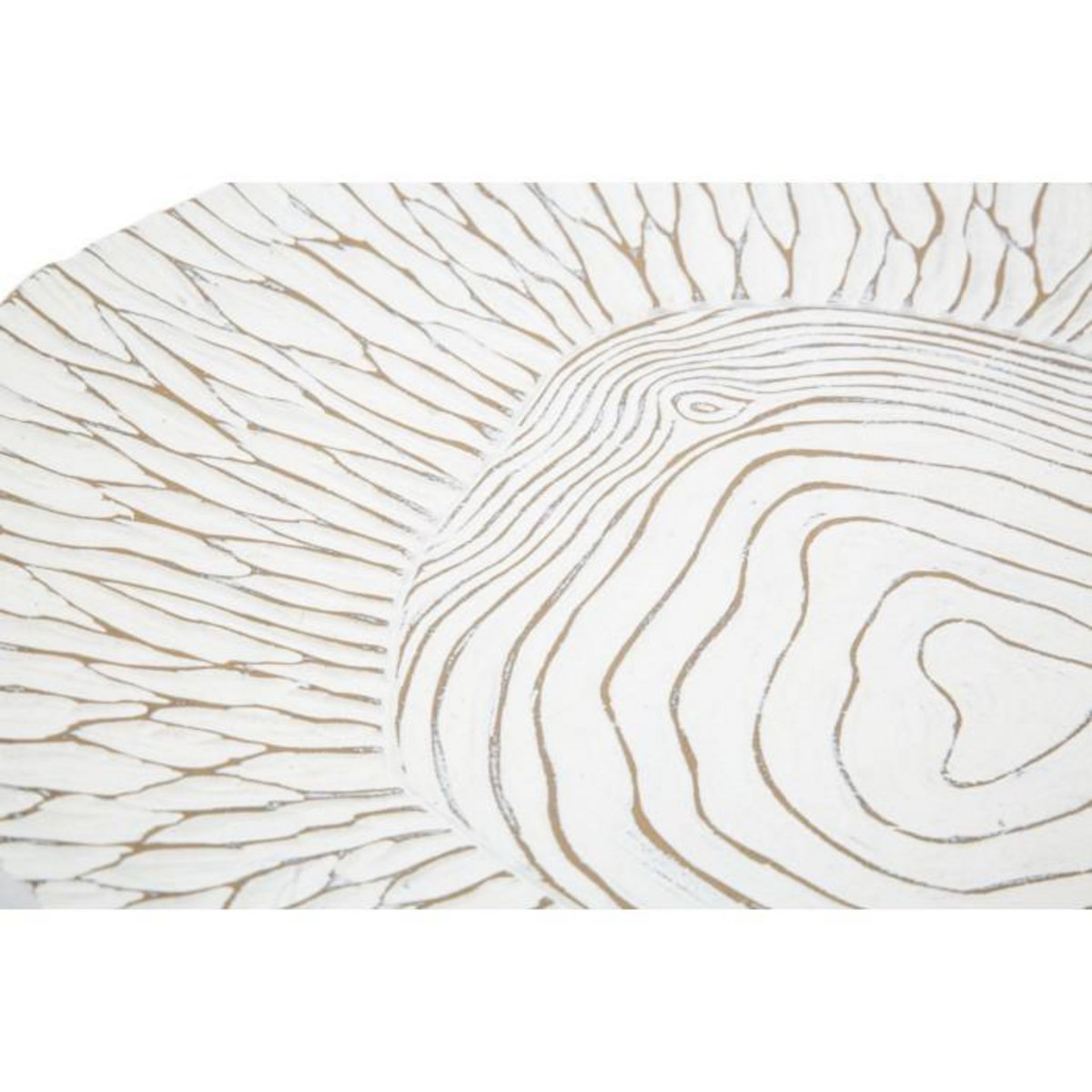 Paris Prix Vide-Poche Design en Polyresine  Terra  37cm Blanc