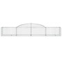 Voir la diapositive 4 : VIDAXL Paniers a gabions arques 17 pcs 300x50x40/60 cm fer galvanise