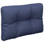 Voir la diapositive 2 : VIDAXL Coussin de palette bleu marine 60x40x12 cm tissu