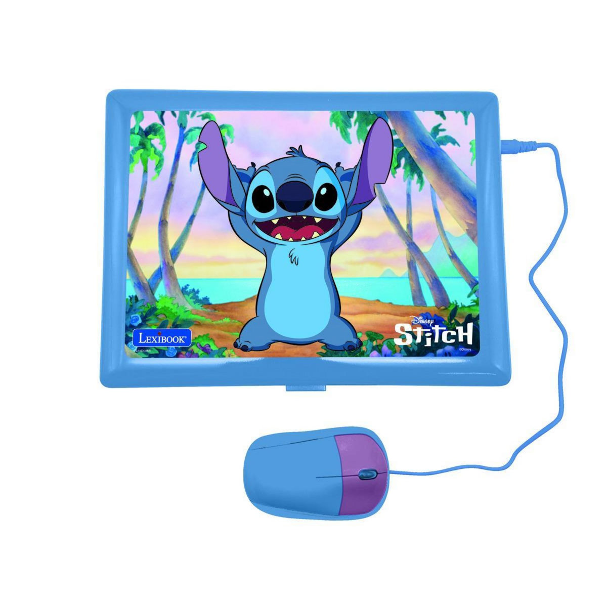 Lexibook Ordinateur portable éducatif bilingue Stitch (FR/EN)