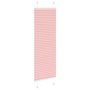 Voir la diapositive 4 : VIDAXL Store plisse rose 50x100 cm largeur du tissu 49,4 cm polyester