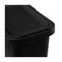 Voir la diapositive 2 : FIVE Poubelle en Plastique  Anse  12L Noir