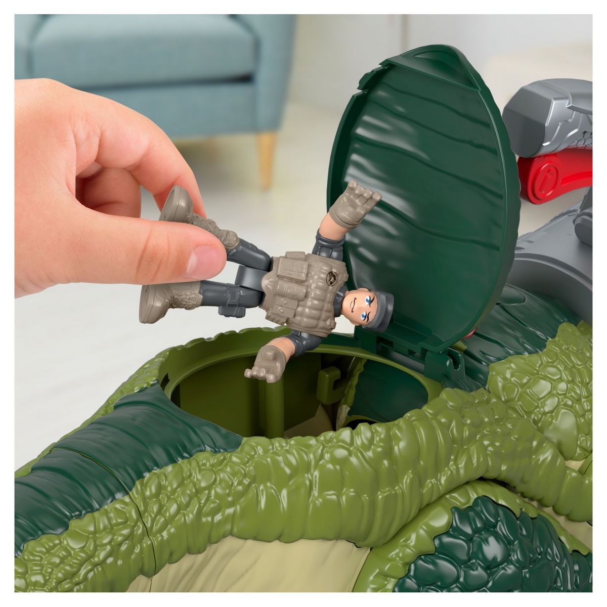 MATTEL T-Rex méga machoire Imaginext Jurassic World