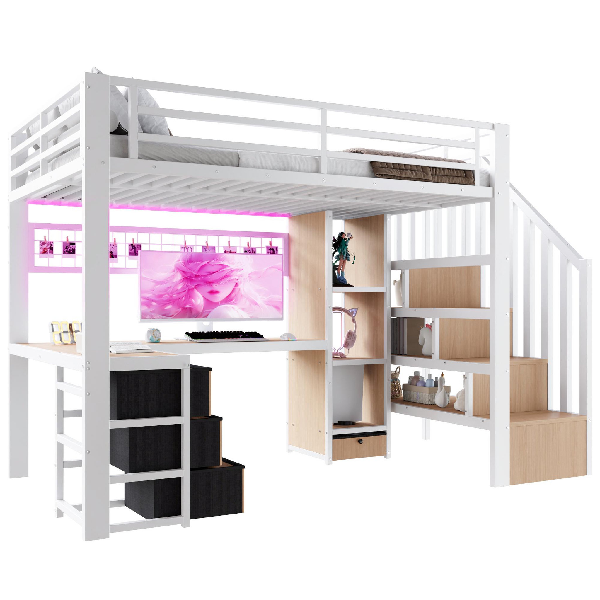 Voir la diapositive 1 : MERAX Lit mezzanine
