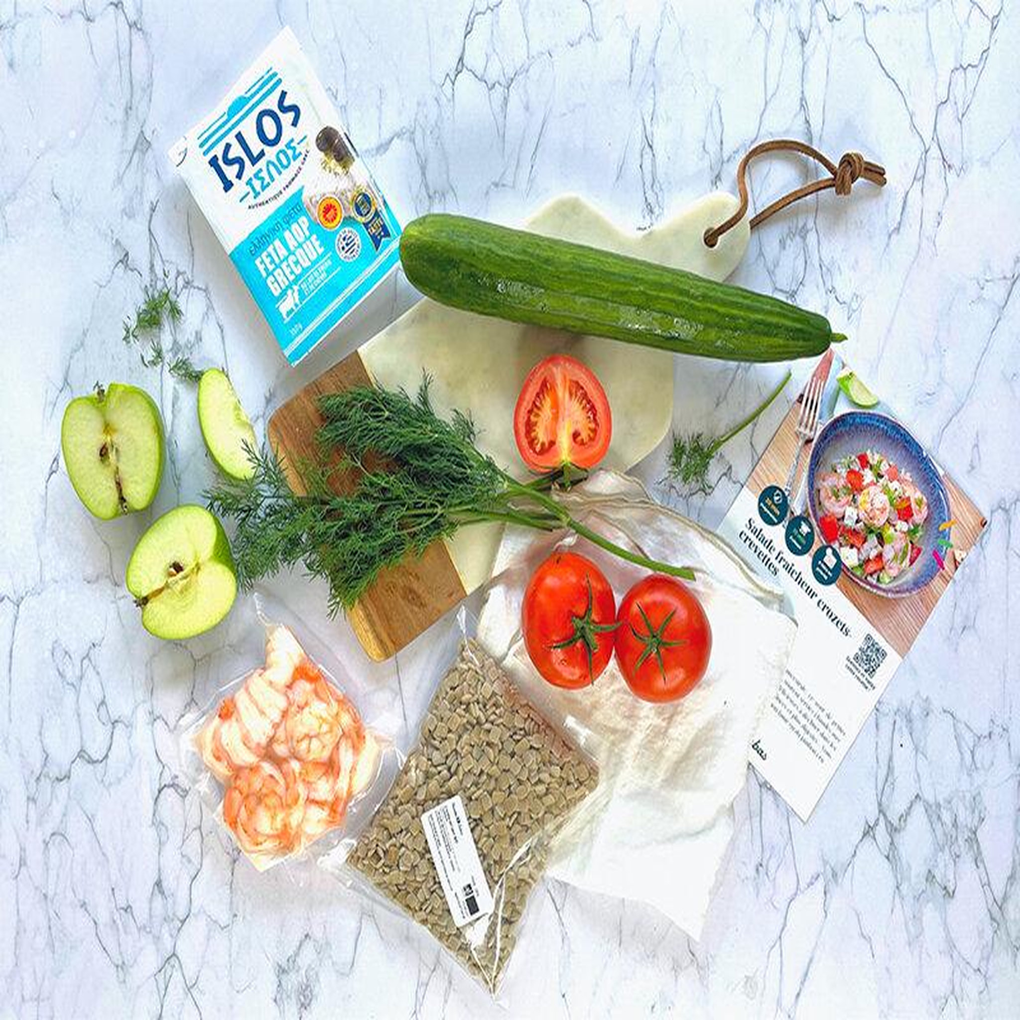 Voir la diapositive 3 : Smartbox Panier à cuisiner recettes et cabas pour 4 personnes avec 3 délicieuses recettes - coffret cadeau gastronomie