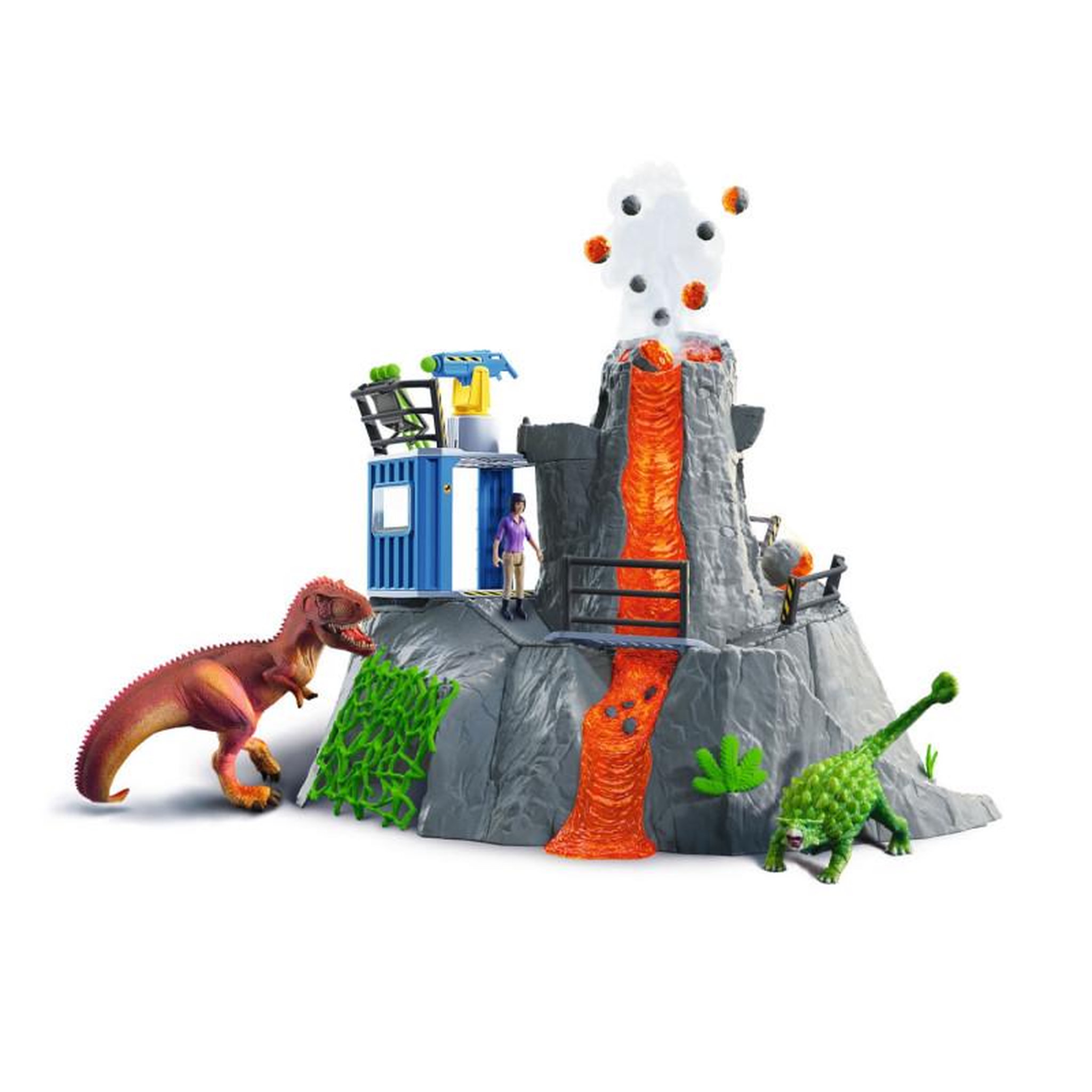 Voir la diapositive 3 : Schleich Schleich Le volcan en éruption 42564