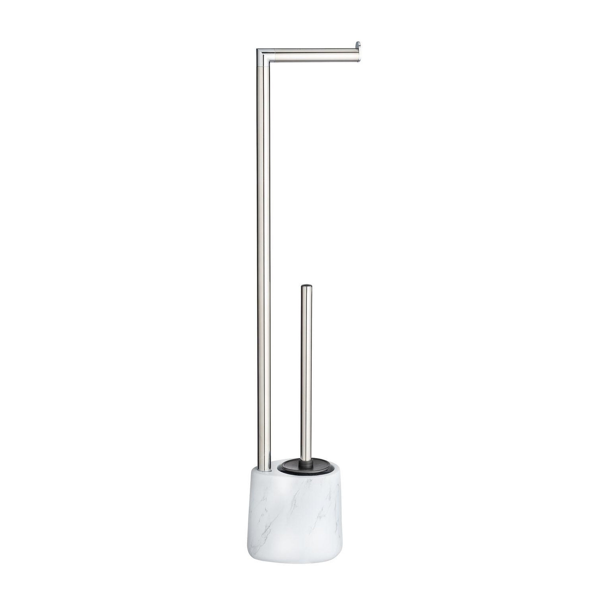 Voir la diapositive 2 : Wenko Valet wc design marbre adrada - h. 72 cm - blanc