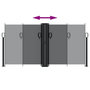 Voir la diapositive 5 : VIDAXL Auvent lateral retractable noir 120x1200 cm