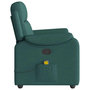 Voir la diapositive 4 : VIDAXL Fauteuil de massage inclinable Vert fonce Tissu