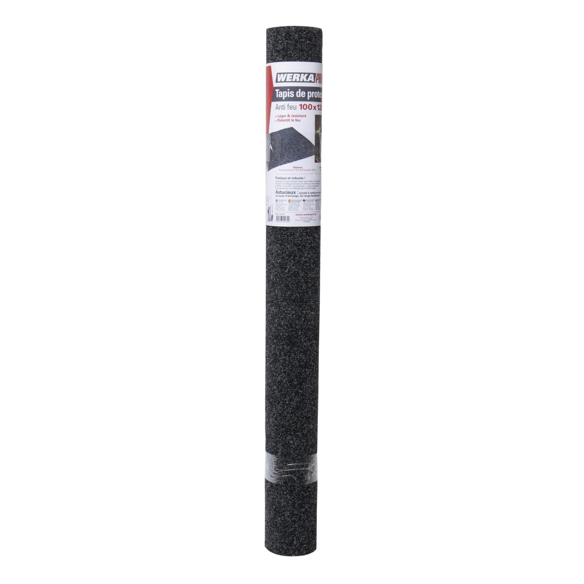 Voir la diapositive 5 : WERKAPRO Tapis 100 x 120cm anti feu WERKA PRO