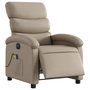 Voir la diapositive 3 : VIDAXL Fauteuil de massage inclinable electrique cappuccino similicuir