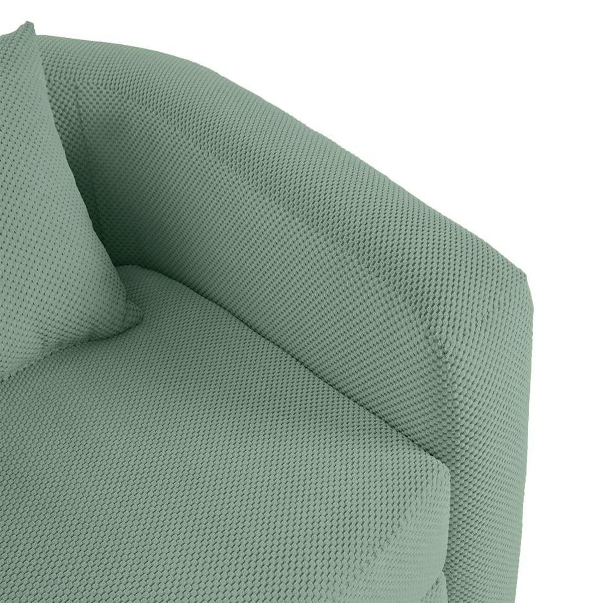 BEST MOBILIER Nuvia - canapé convertible déplimousse 1 place en velours texturé