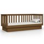 Voir la diapositive 5 : VIDAXL Lit de jour sans matelas marron miel 90x190 cm bois pin massif