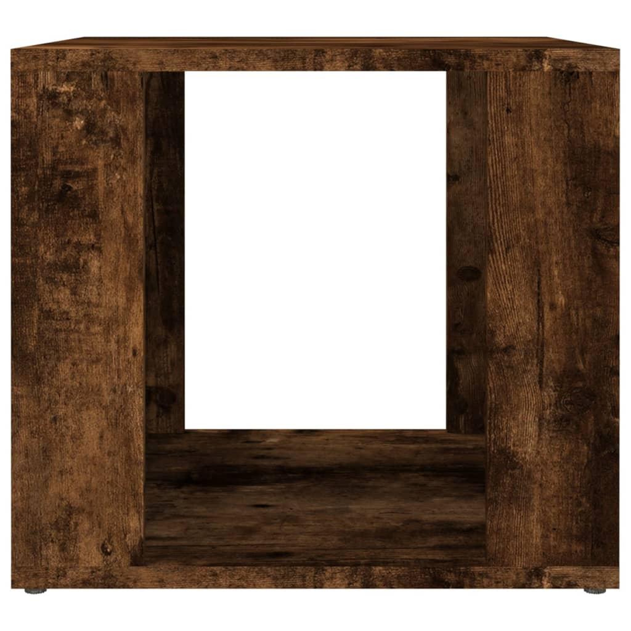 Voir la diapositive 5 : VIDAXL Table de chevet Chene fume 41x40x36 cm Bois d'ingenierie