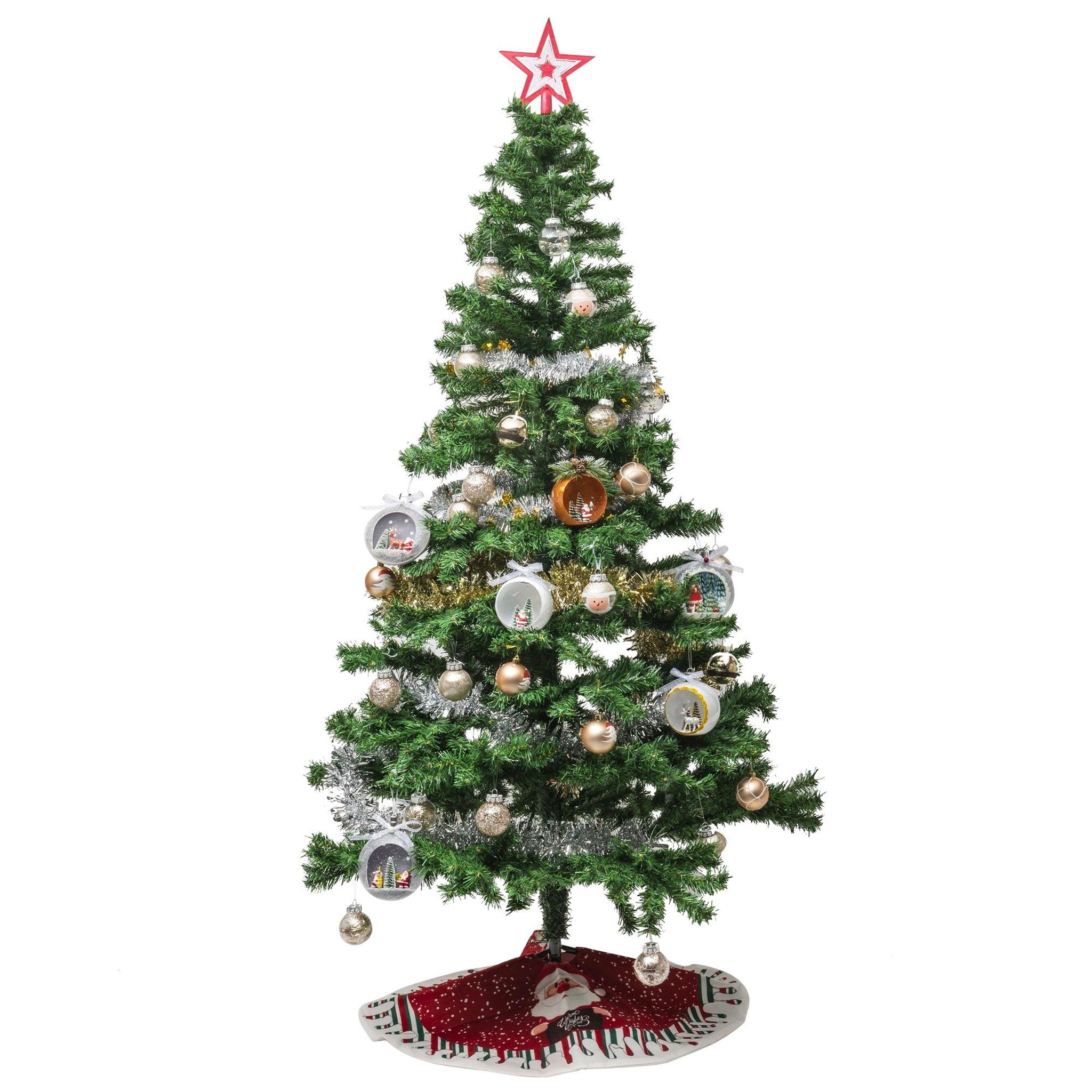 Voir la diapositive 6 : WERKAPRO Sapin de noël 150 cm 452 branches