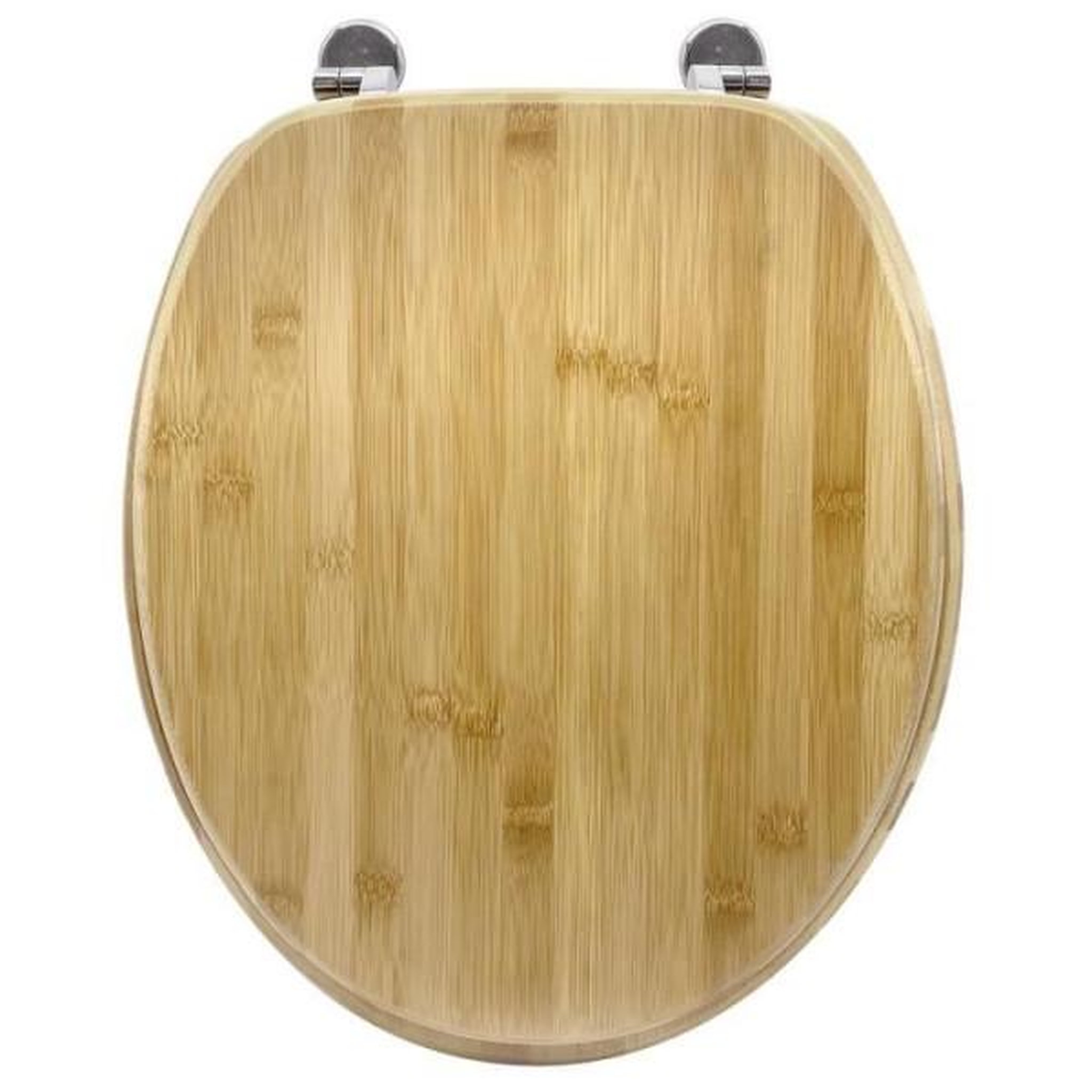 Voir la diapositive 2 : GELCO Abattant bambou naturel - bambou