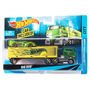 Voir la diapositive 6 : MATTEL Super transporteur et petite voiture Hot wheels
