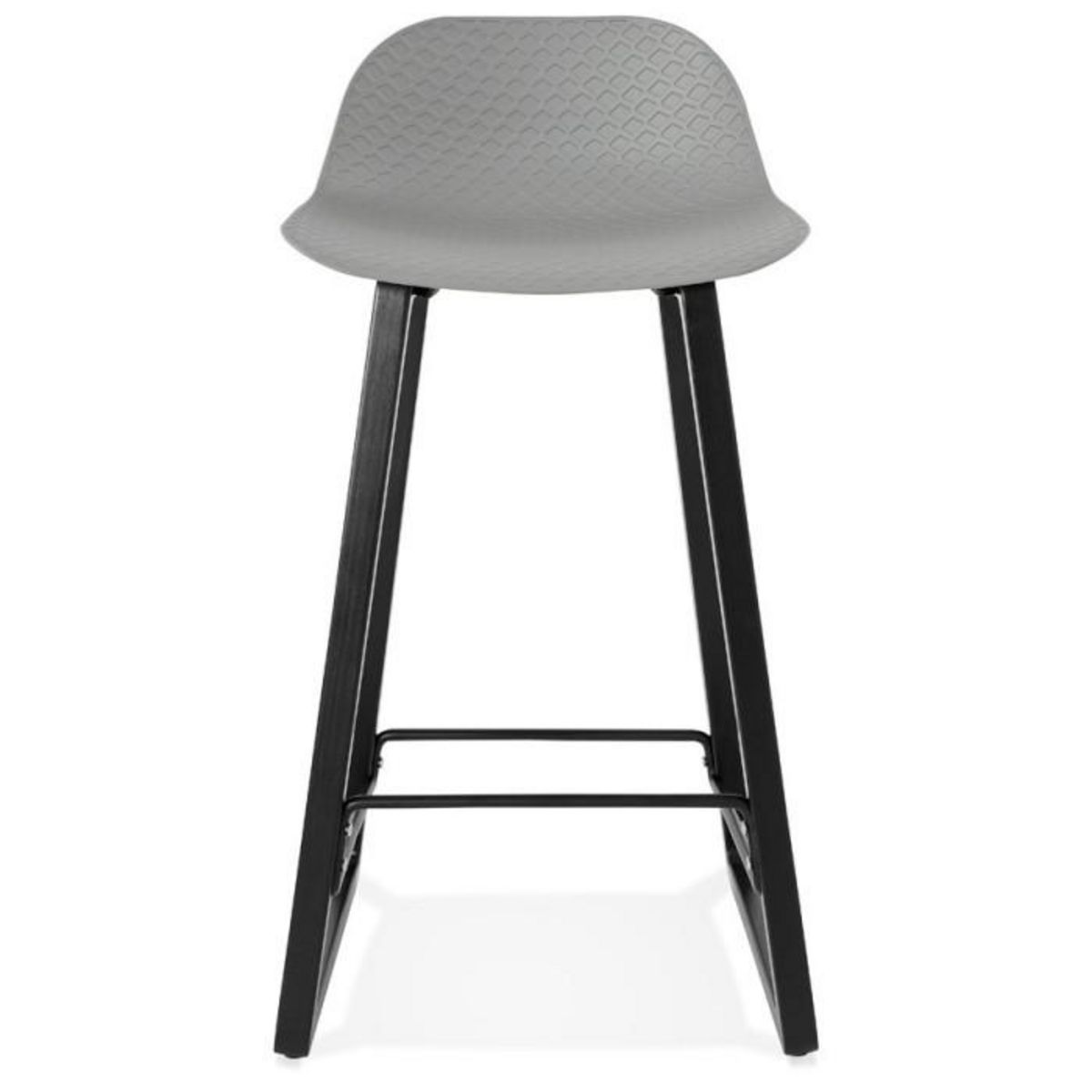 Paris Prix Tabouret de Bar Design  Toki  87cm Gris & Noir
