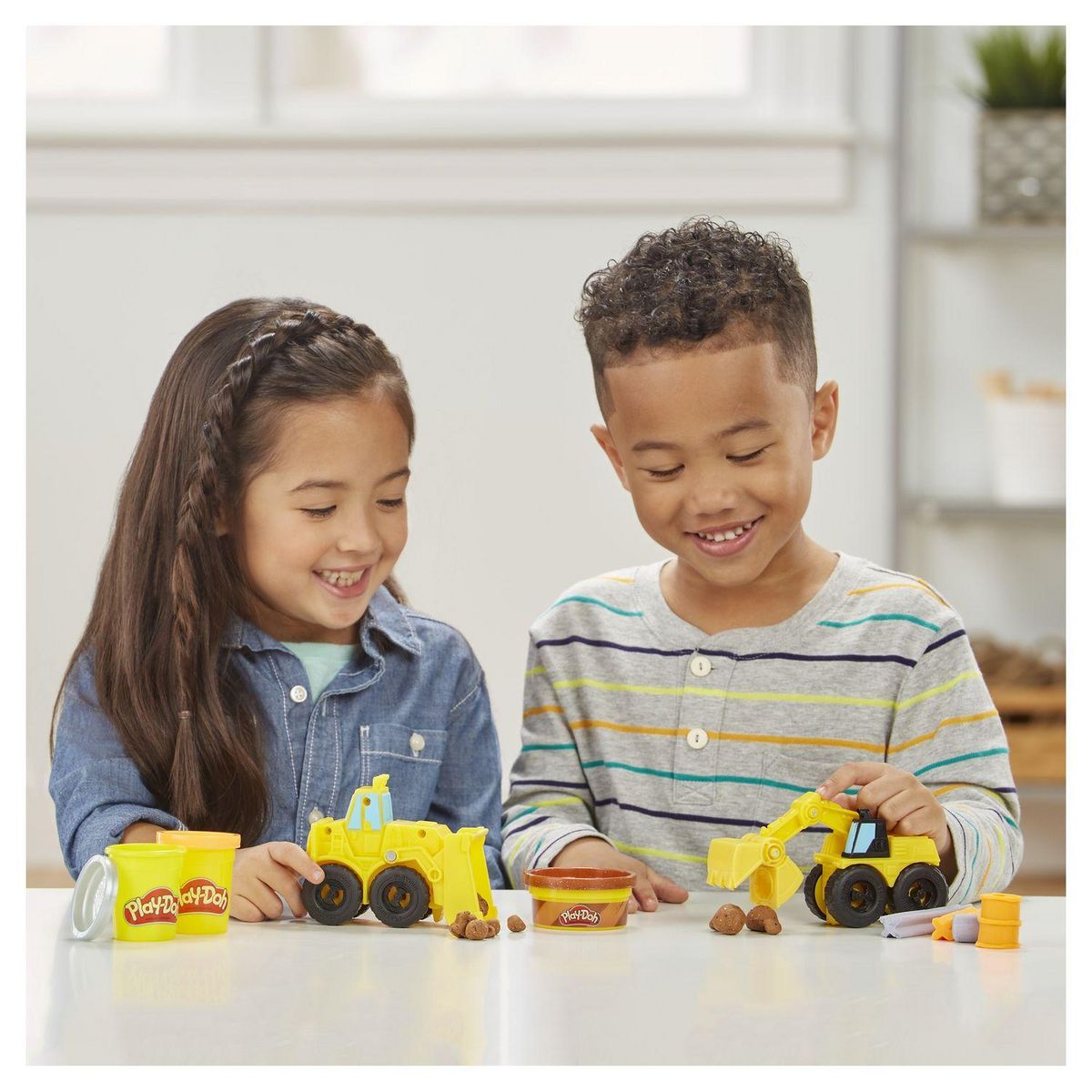 PLAY-DOH Pâte à Modeler - Pelleteuse et Bulldozer