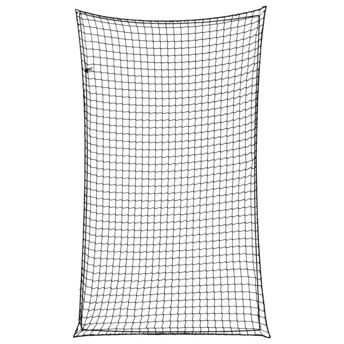 VIDAXL Filet pour remorque avec corde elastique noir 2,1x1,25 m PP