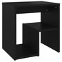 Voir la diapositive 2 : VIDAXL Table de chevet noir 40x30x40 cm bois d'ingenierie