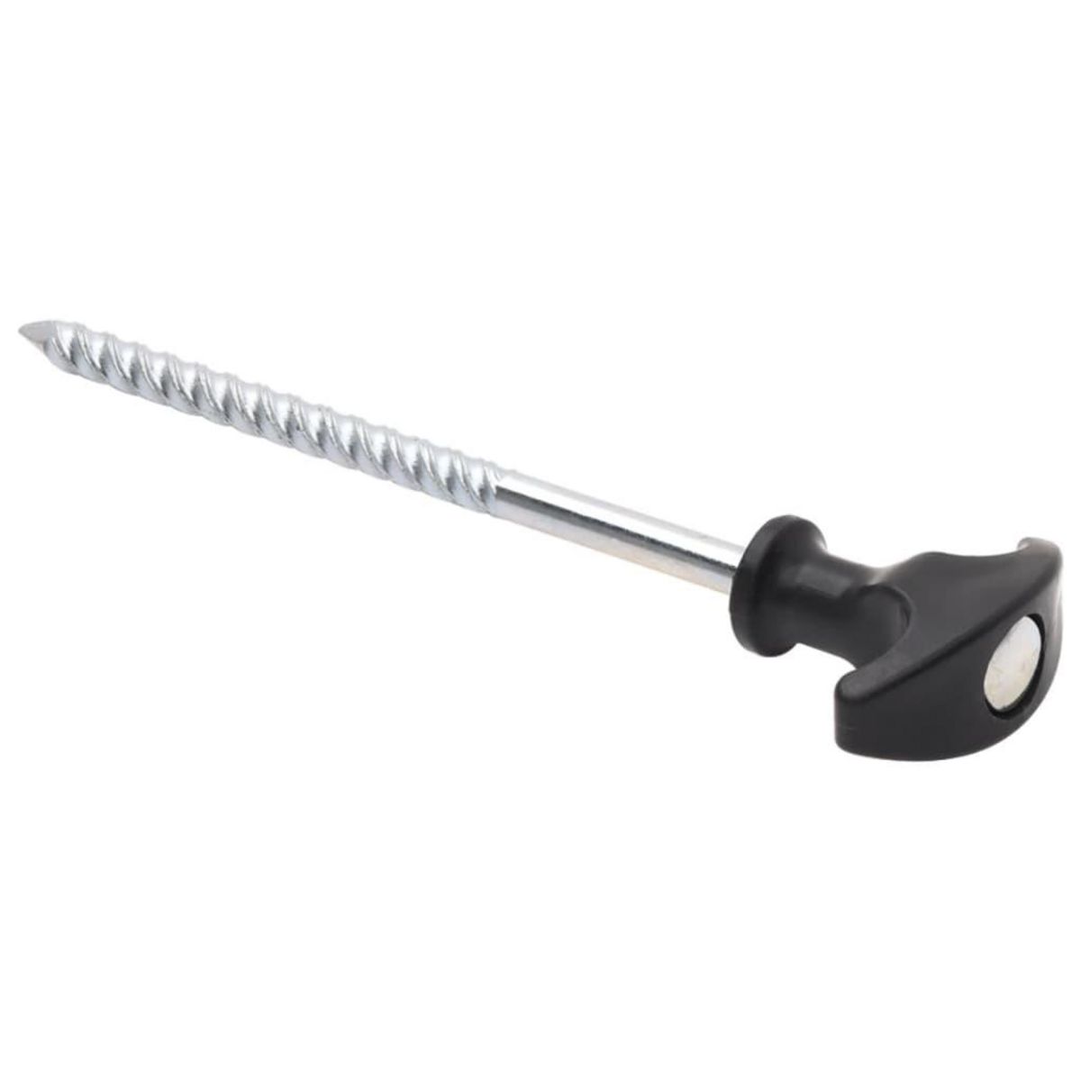 VIDAXL Piquets de tente 12 pcs 17 cm Ø7 mm acier galvanise