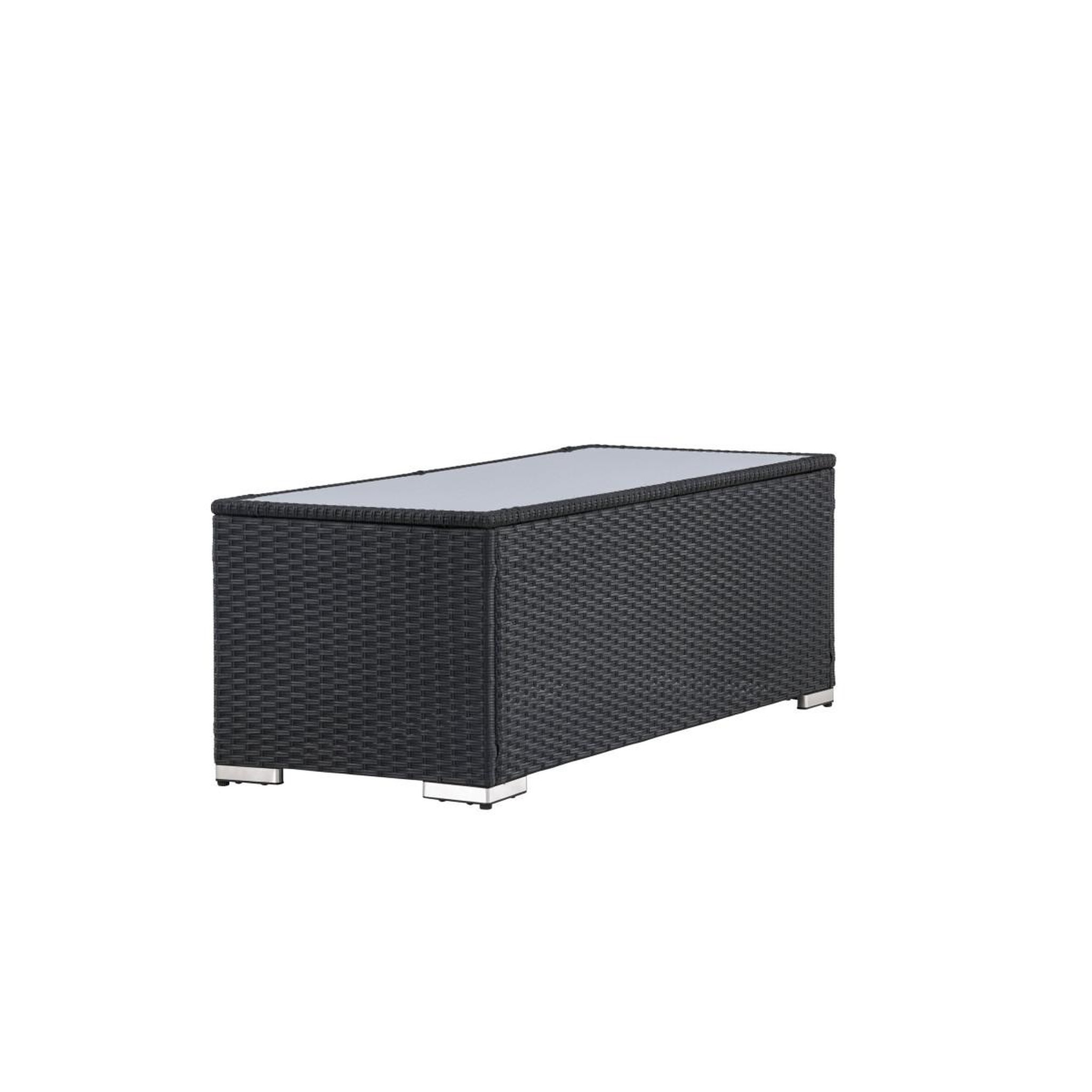 Voir la diapositive 3 : Paris Prix Table basse de jardin  london  120cm noir