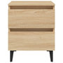 Voir la diapositive 3 : VIDAXL Table de chevet chene sonoma 40x35x50 cm bois d'ingenierie