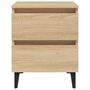 Voir la diapositive 3 : VIDAXL Table de chevet chene sonoma 40x35x50 cm bois d'ingenierie
