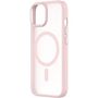 Voir la diapositive 2 : Qdos Coque bumper Iphone 15 Hybrid soft SNAP MagSafe Rose