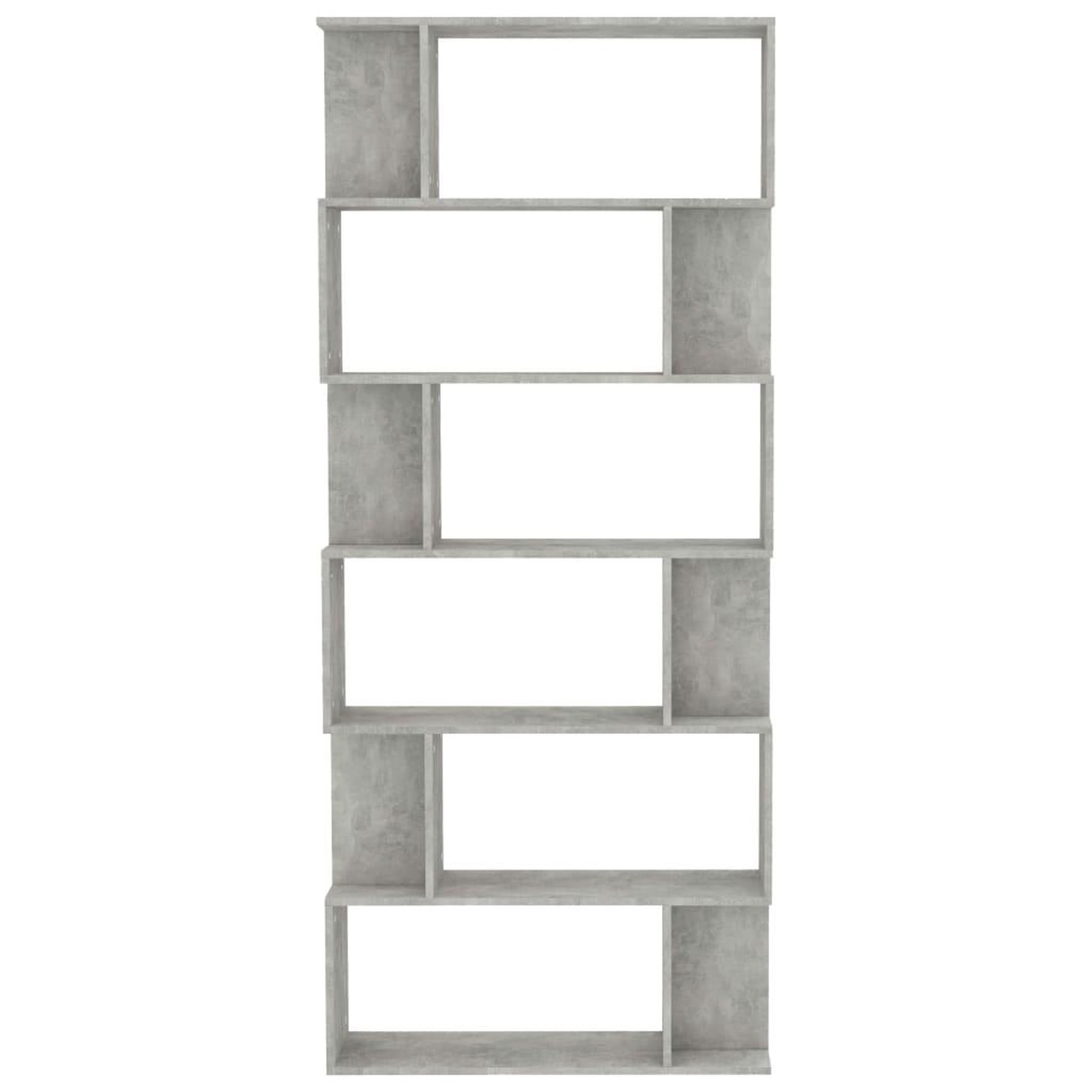 Voir la diapositive 5 : VIDAXL Bibliotheque/Separateur de piece Gris beton Bois d'ingenierie