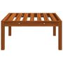 Voir la diapositive 4 : VIDAXL Repose-pied de jardin avec coussin Bois d'acacia massif