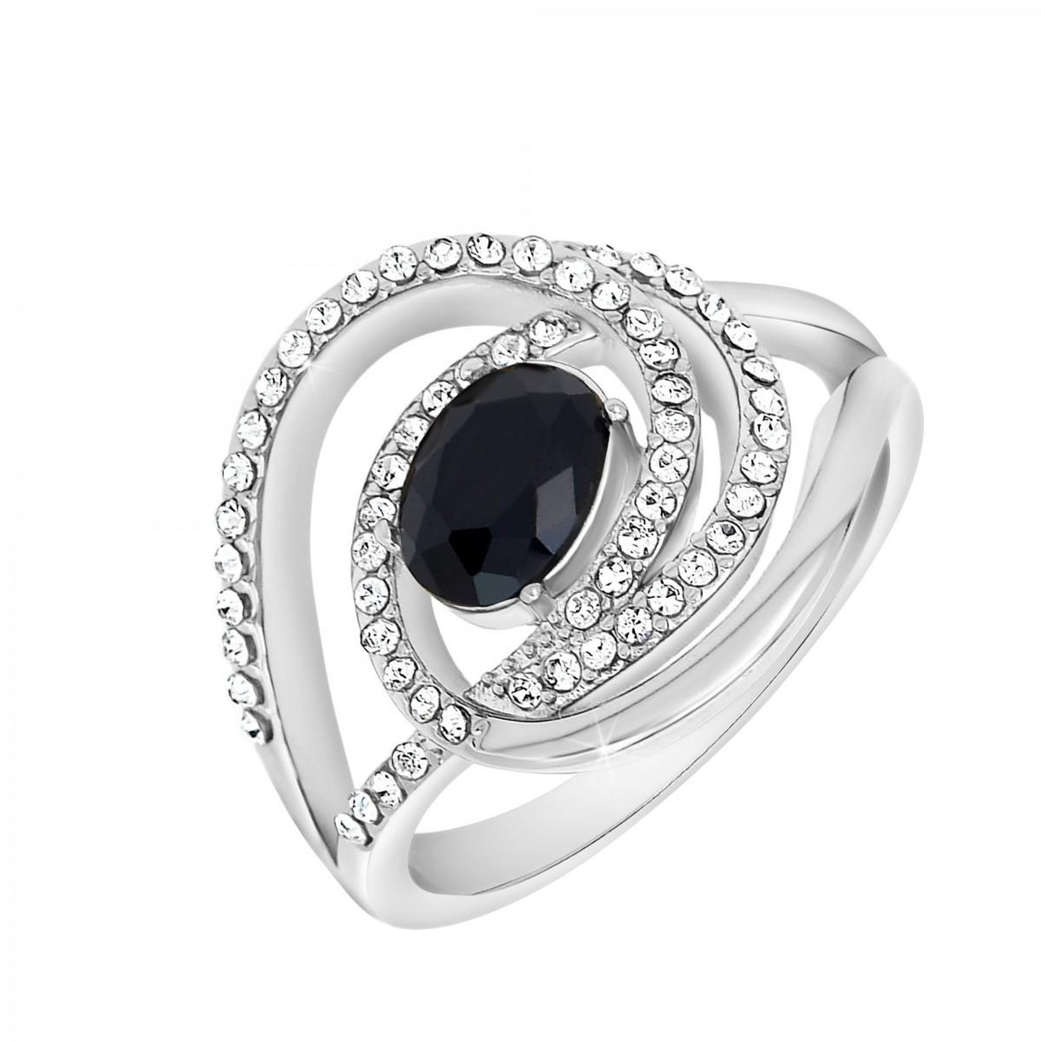 SC CRYSTAL Bague taille 56 SC Crystal ornée de Zirconium. Coloris disponibles : Gris