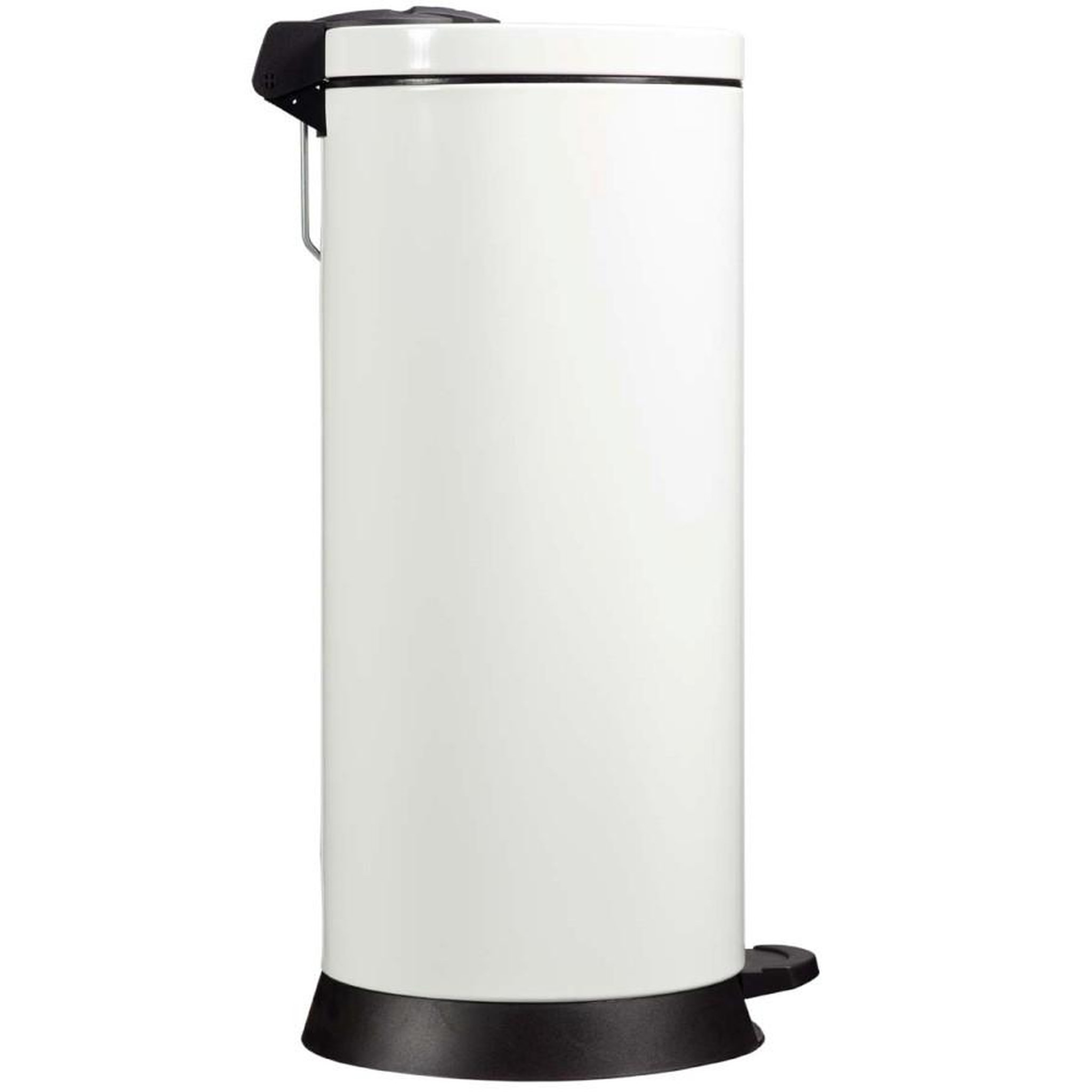 Voir la diapositive 2 : Rossignol Poubelle à pédale 30l blanc - 94024