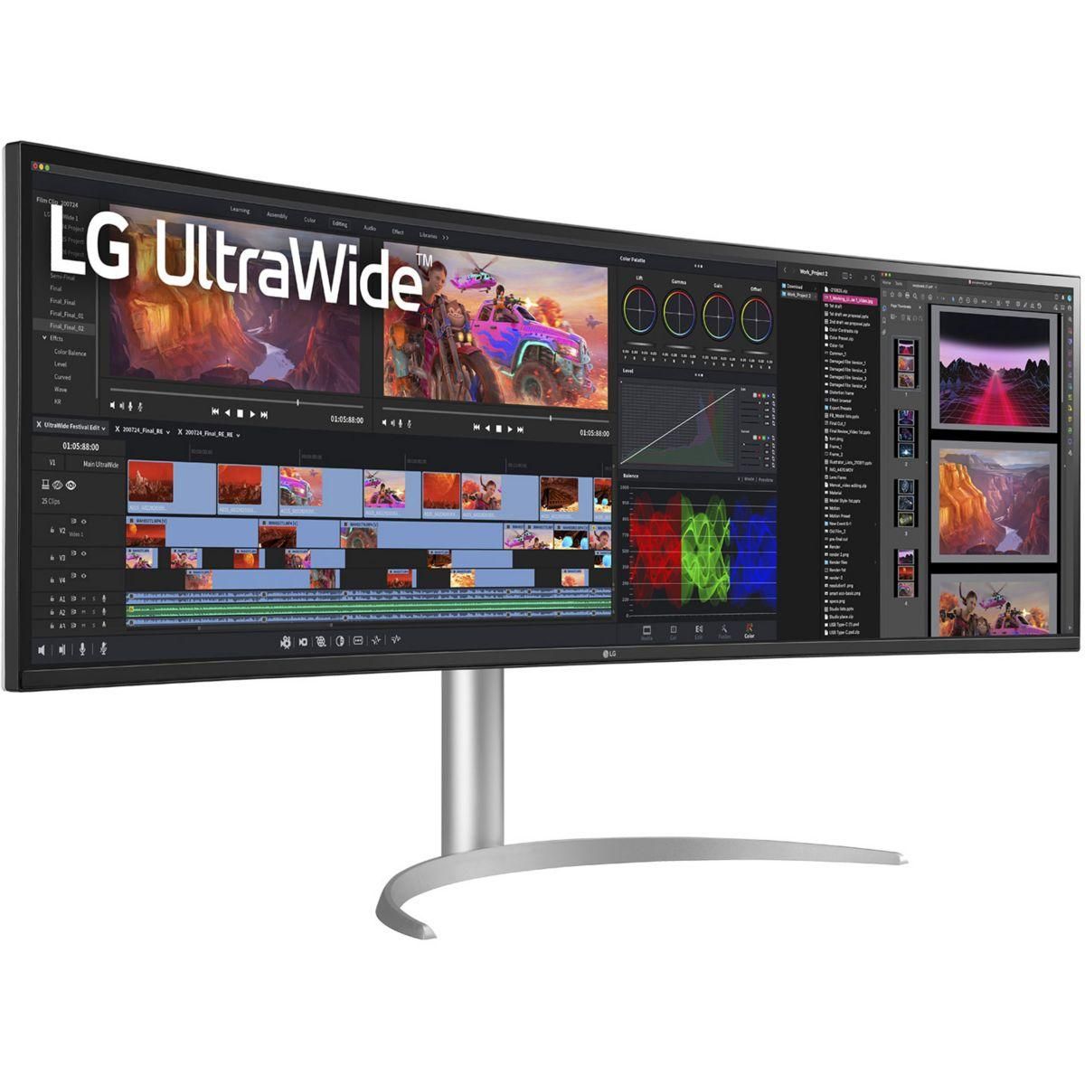 LG Ecran PC Gamer ULTRAWIDE 49WQ95C-W Incurvé 49'' IPS