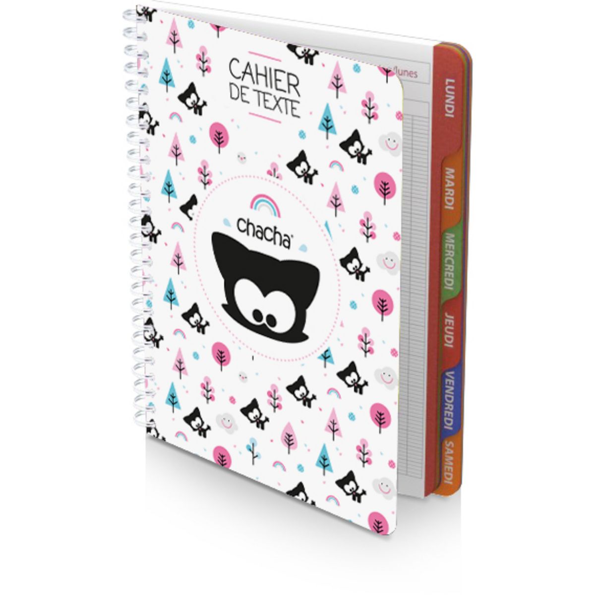 chacha Cahier de texte 15x21cm