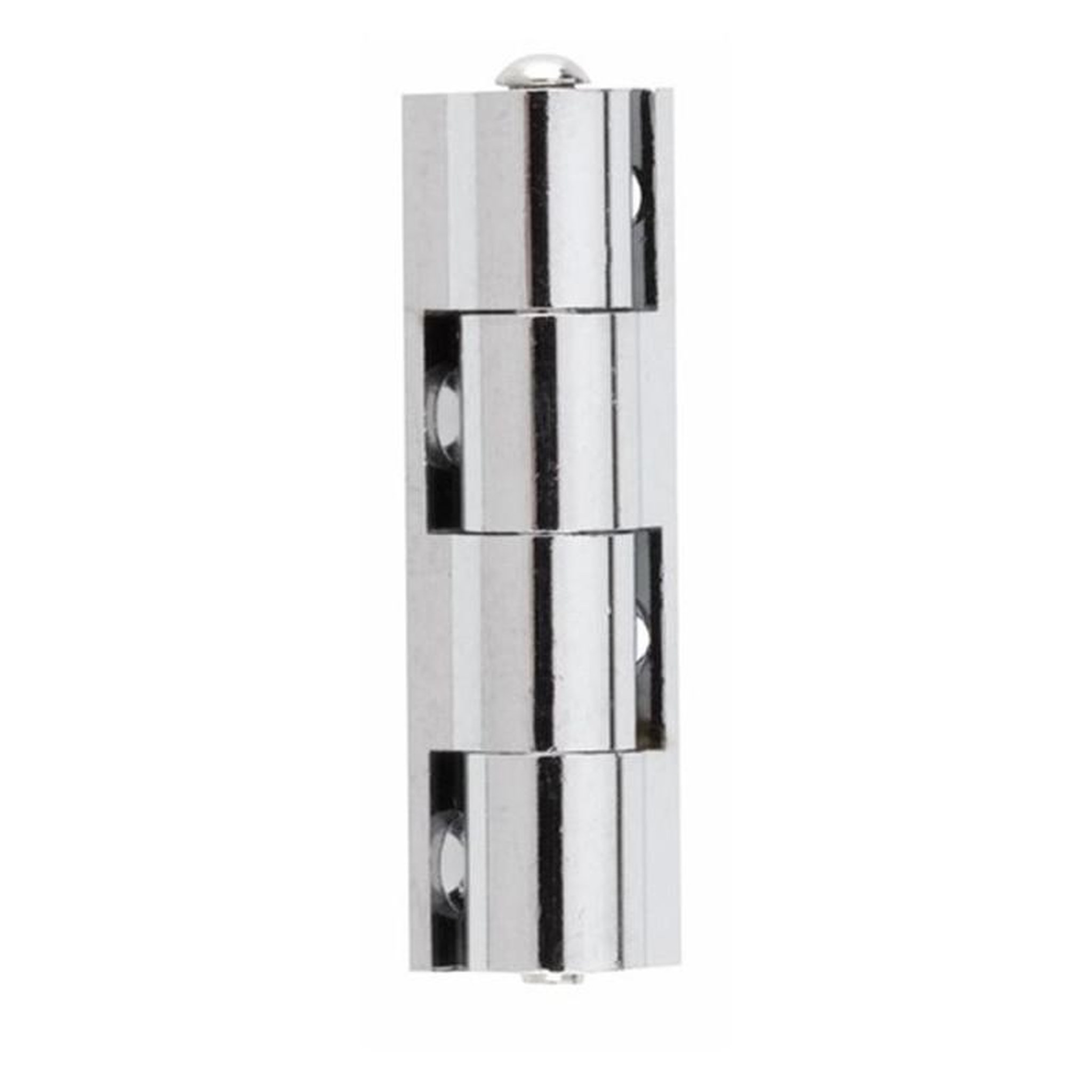 NOTRE SELECTION Charnière universelle en applique pour meuble hauteur 50mm diamètre nœud 10mm laiton chromé CUB050S03
