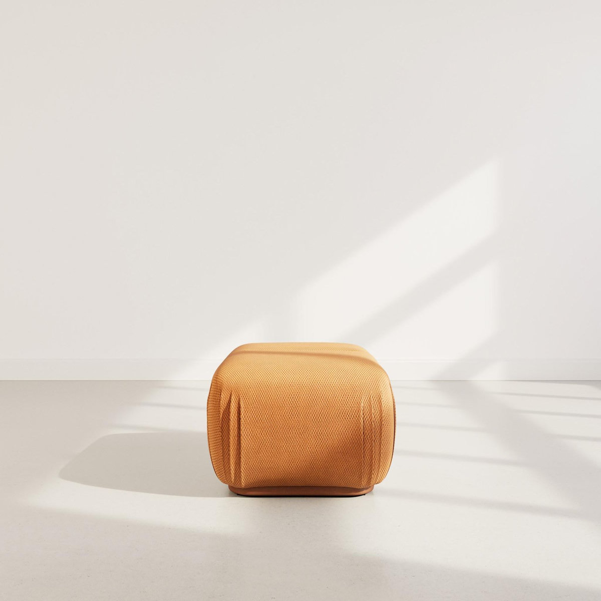 LISA DESIGN Penelope - pouf en velours texturé