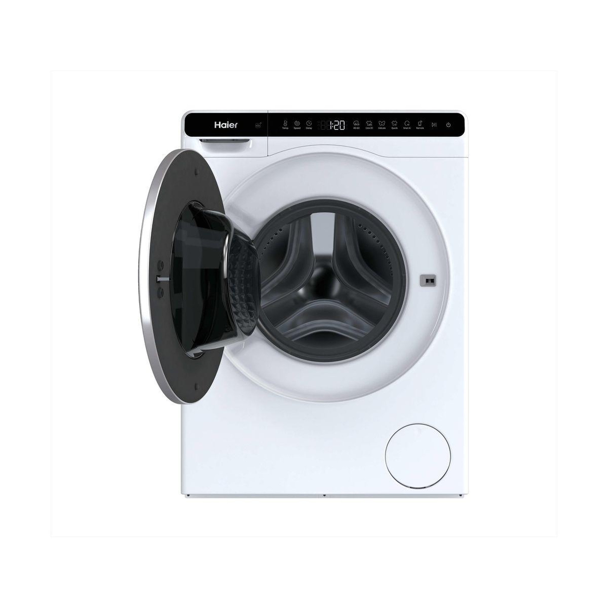 Voir la diapositive 2 : HAIER Lave linge compact hw50-bp12307u1-s