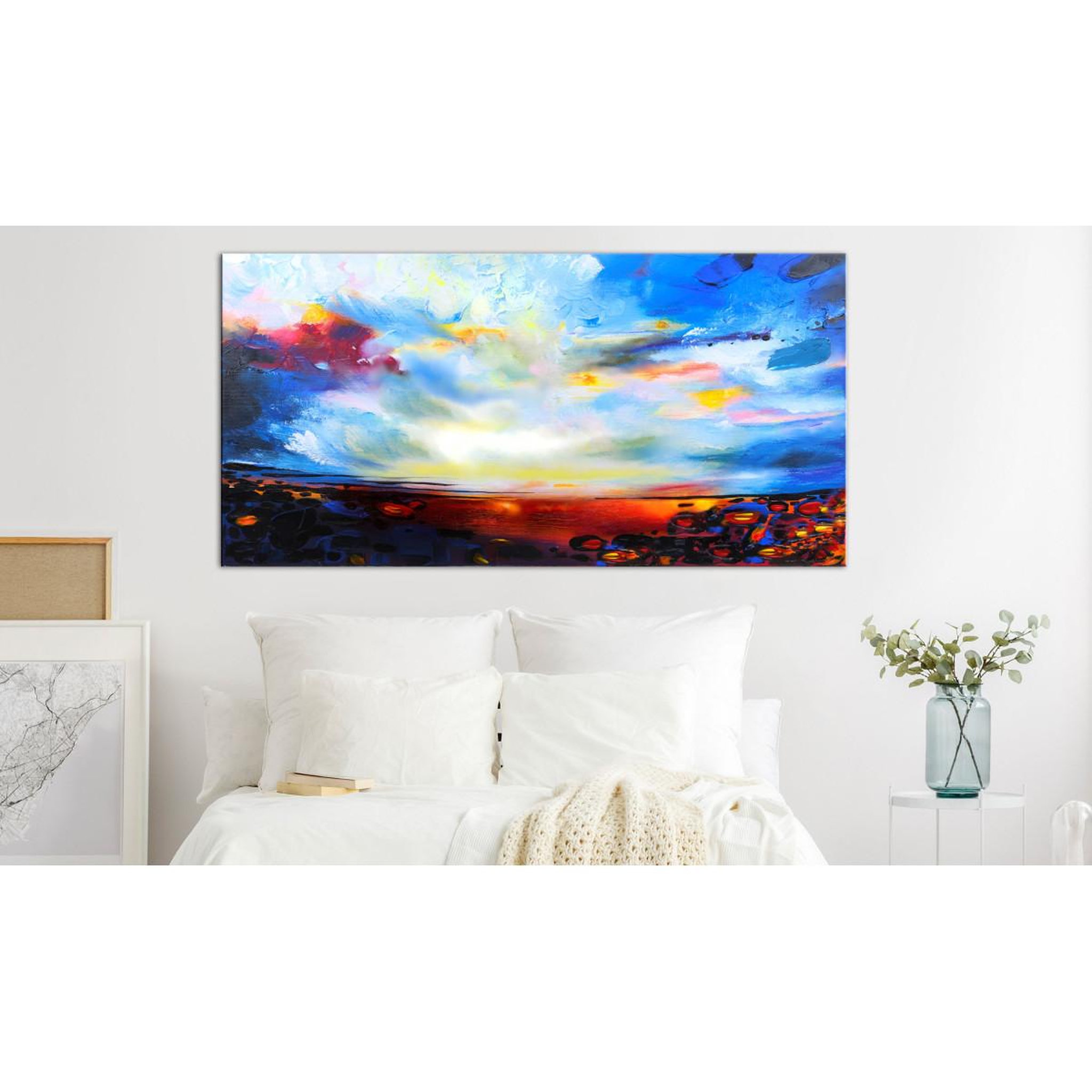 Voir la diapositive 2 : Paris Prix Tableau Imprimé  Colourful Sky Wide